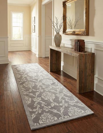2' 9 x 9' 11 Hand Knotted Darya Wool Runner Rug