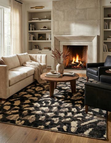 5' x 7' 4 Hand Knotted Darya Wool Rug