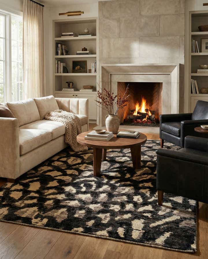 5' x 7' 4 Hand Knotted Darya Wool Rug