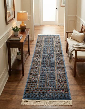 2' x 8' Bokhara Runner Rug