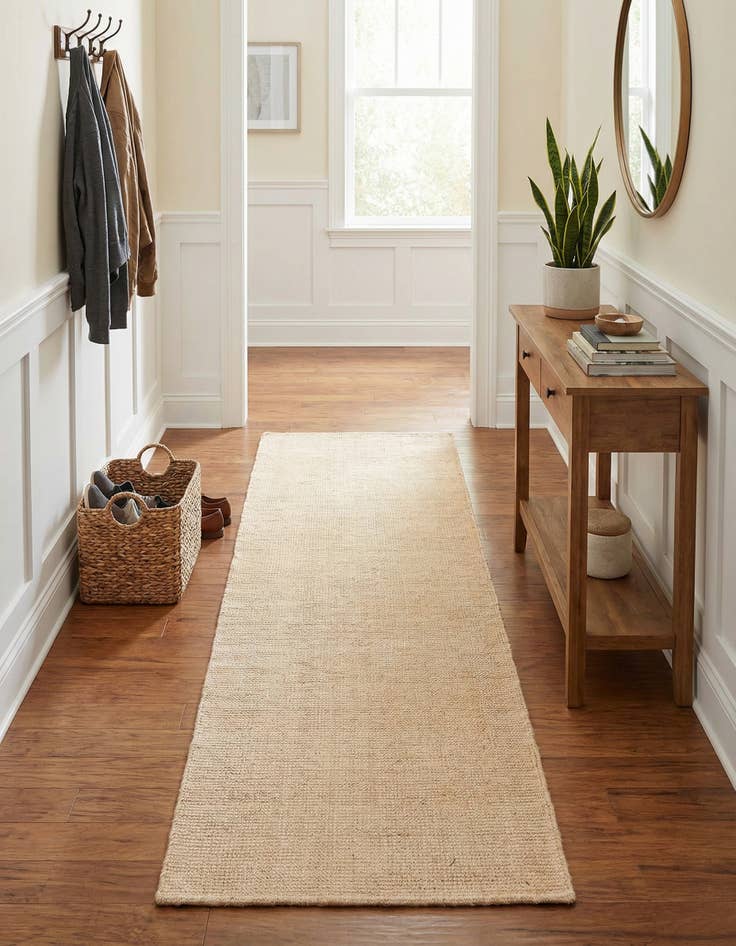 Detail image of 2' x 8'  Hand Woven Jill Zarin English Manor Wool Runner Rug