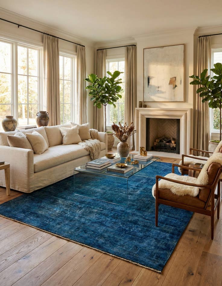 Detail image of 7' x 10' 7  Hand Knotted Ultra Vintage Persian Wool Rug