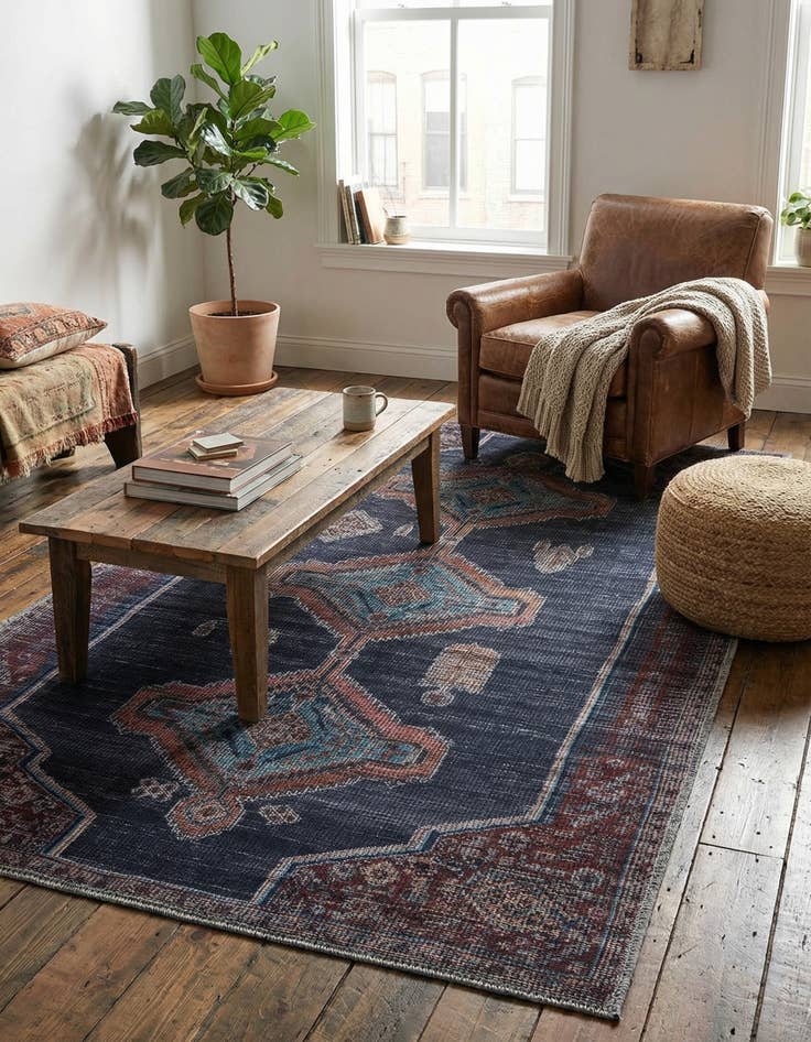 Detail image of 3' 3 x 5' 3  Washable Sisu Rug