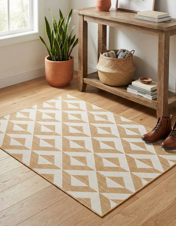 Detail image of 1' 4 x 1' 4  Washable Jill Zarin Napa Indoor / Outdoor Sample Rug