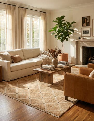 5' 8 x 7' 10 Hand Knotted Darya Wool Rug
