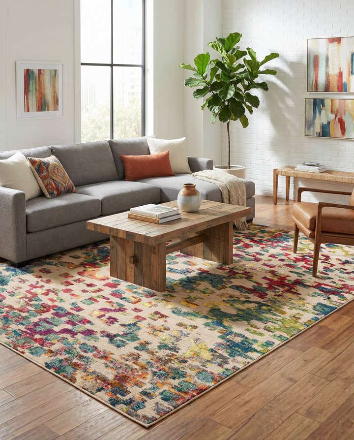 9' x 12' Easy-Clean Casablanca Indoor / Outdoor Rug