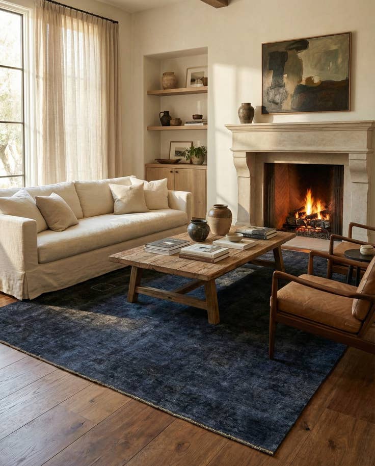 Detail image of 9' 3 x 12' 3 Hand Knotted Ultra Vintage Persian Wool Rug