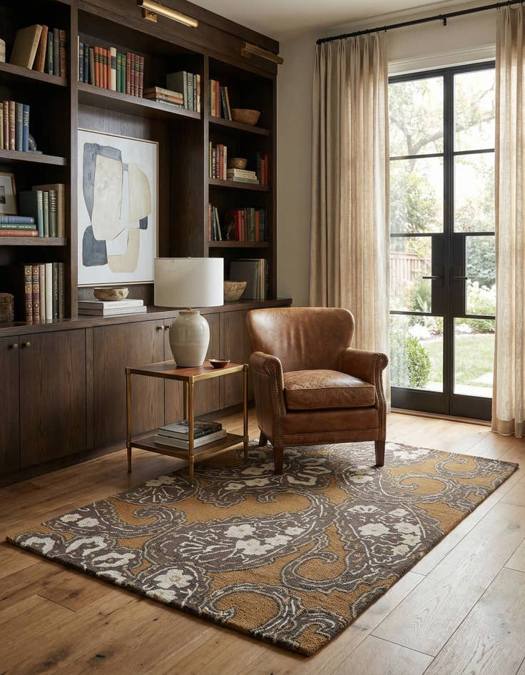 Detail image of 5' x 7' Agra Rug