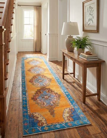 2' 6 x 14' Washable Timeless Runner Rug