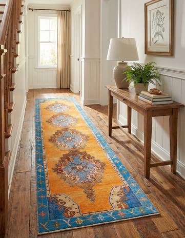 2' 6 x 14' Washable Timeless Runner Rug