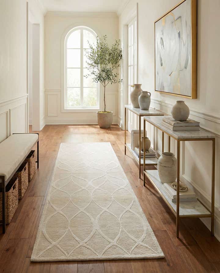 2' 9 x 9' 8 Hand Knotted Darya Wool Runner Rug