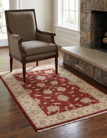 2' 11 x 4' 10 Hand Knotted Ziegler Rug