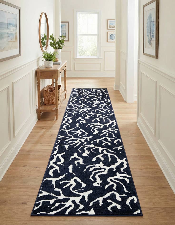 Detail image of  2' 7 x 12'  Washable Sabrina Soto Indoor / Outdoor Runner Rug