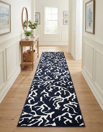 2' 7 x 12' Easy-Clean Sabrina Soto Indoor / Outdoor Runner Rug