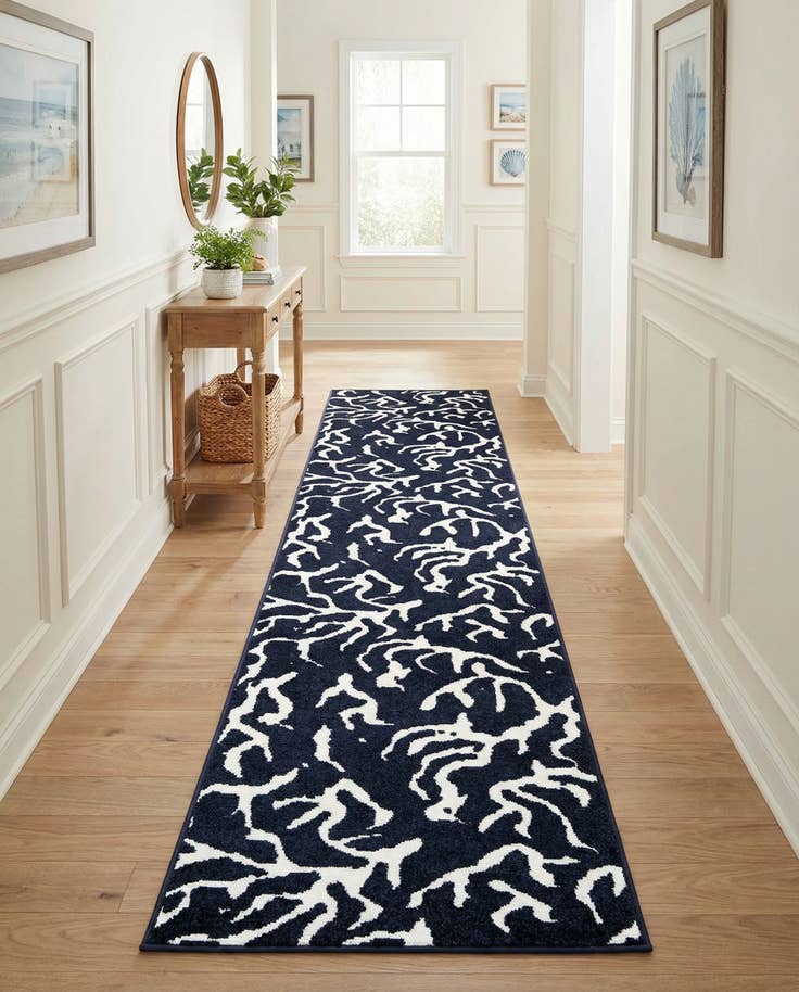 Detail image of 2' 7 x 12' Easy-Clean Sabrina Soto Indoor / Outdoor Runner Rug