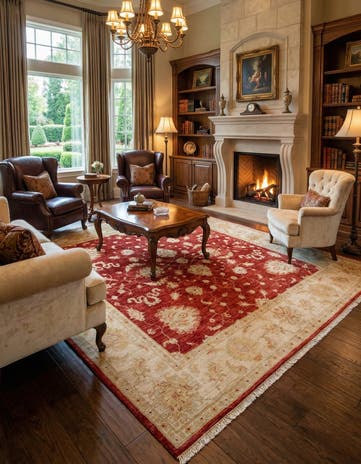 6' 6 x 6' 8 Kaizar Wool Square Rug
