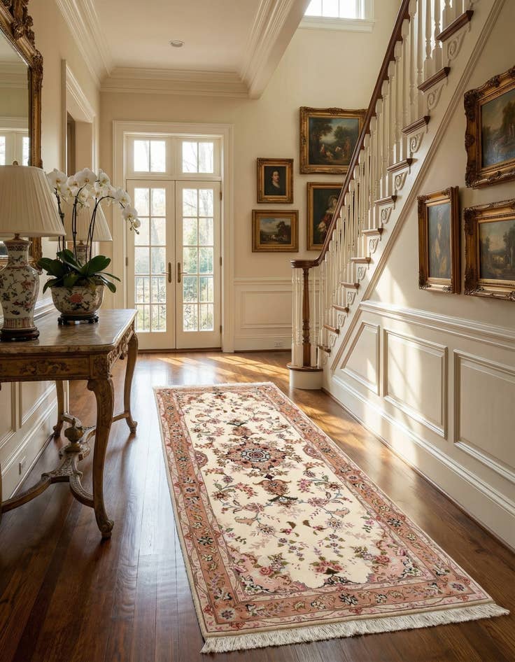 Detail image of 2' 8 x 6' 11 Tabriz Runner Rug