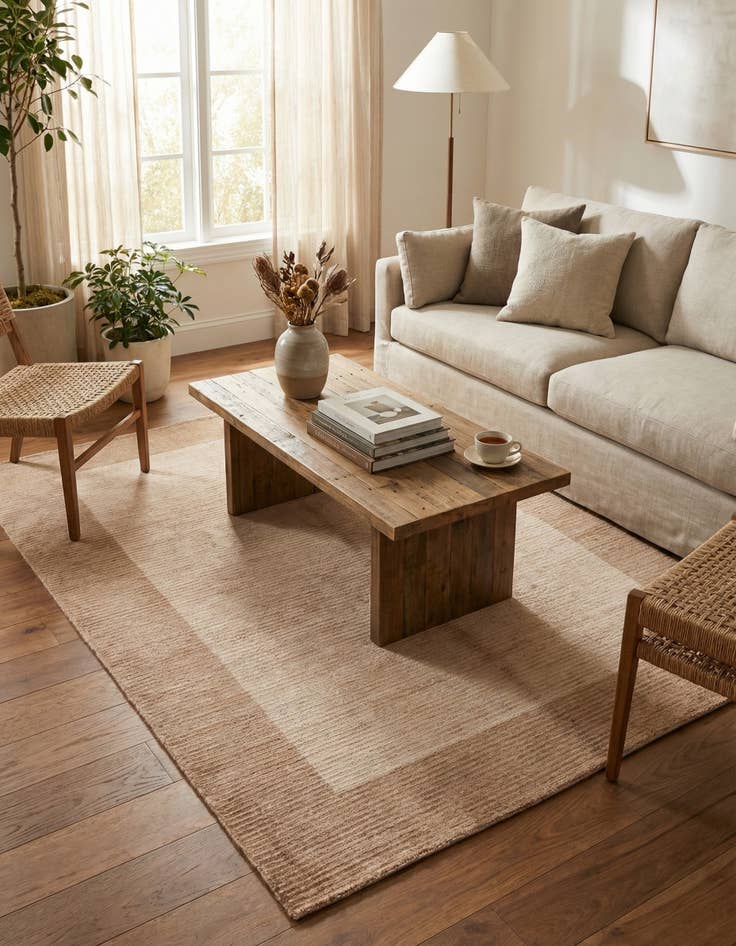 Detail image of 3' 11 x 5' 7  Hand Knotted Darya Wool Rug