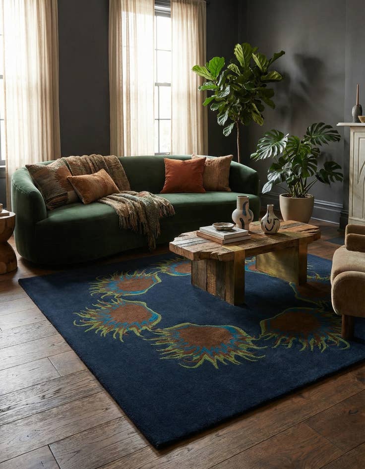 Detail image of 7' 6 x 7' 7 Luna Square Rug