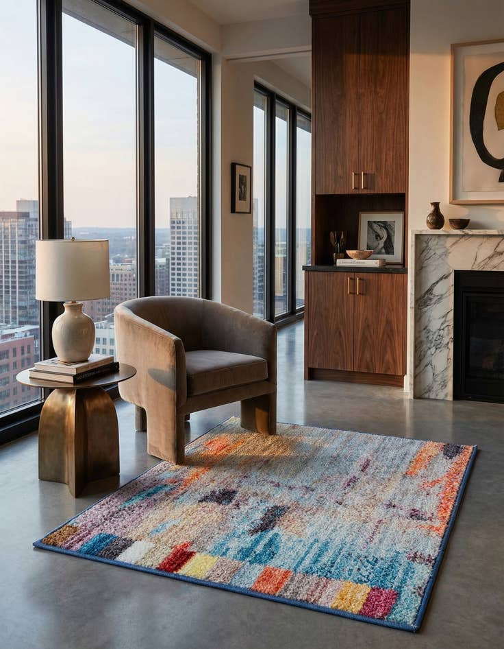 Detail image of 1' 8 x 1' 8 Downtown Tribeca Sample Rug