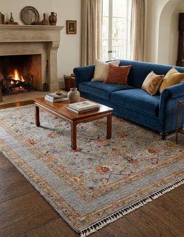 4' 11 x 6' 4 Rubin Wool Rug