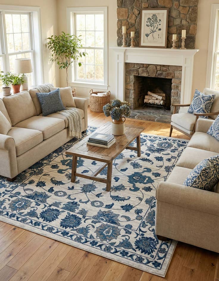 Detail image of 10' x 10' Boston Square Rug