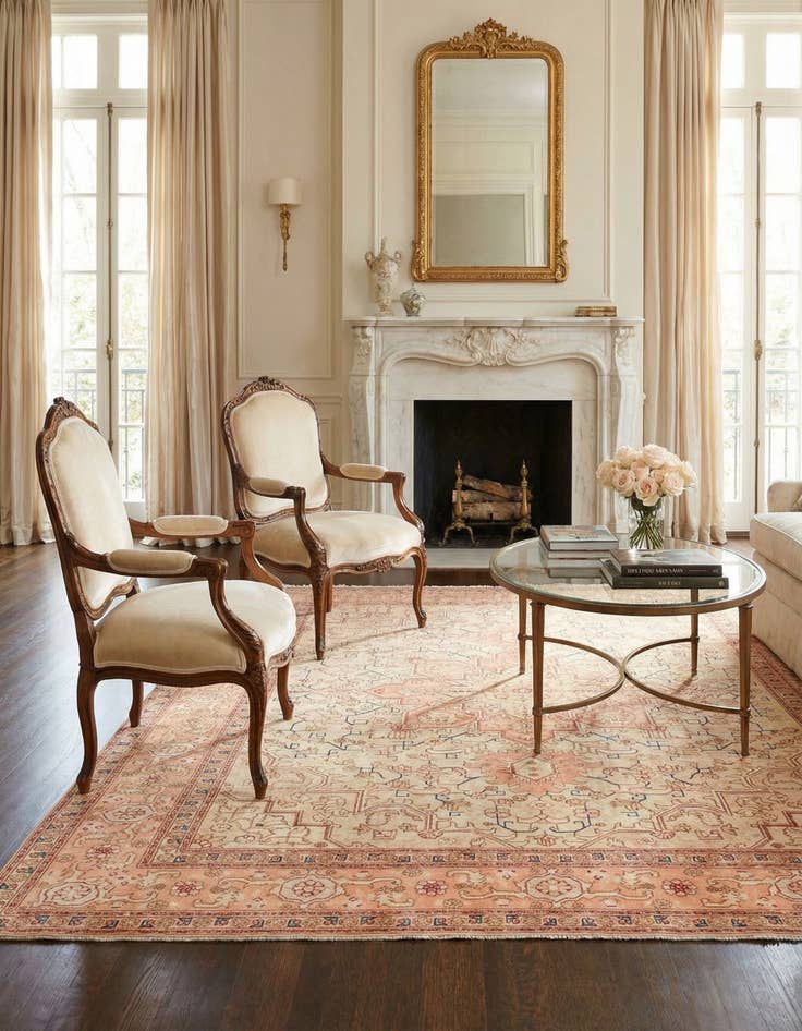 Detail image of 5' x 6' 6  Hand Knotted Tabriz Persian Rug