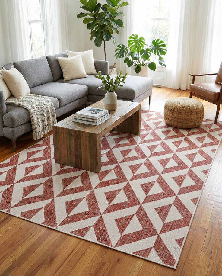 Detail image of 9' x 12' Easy-Clean Jill Zarin Napa Indoor / Outdoor Rug