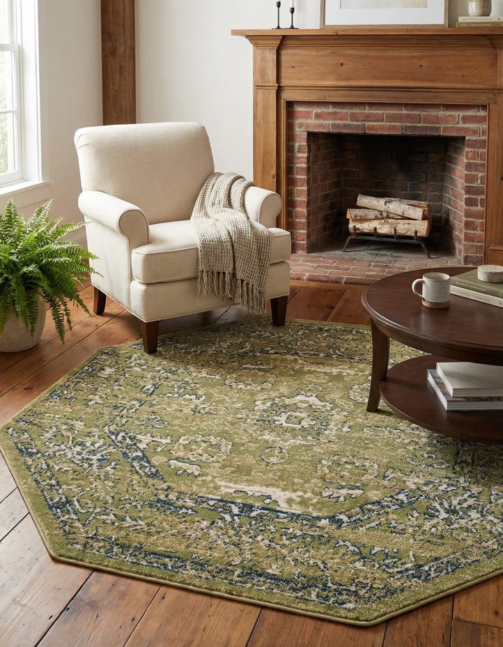 5' x 5' Charleston Octagon Rug