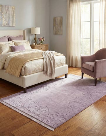 5' 7 x 7' 10 Hand Knotted Darya Wool Rug
