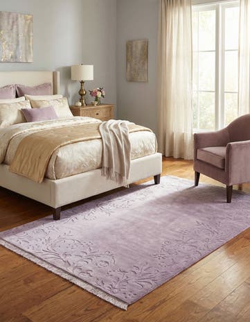 5' 7 x 7' 10 Hand Knotted Darya Wool Rug