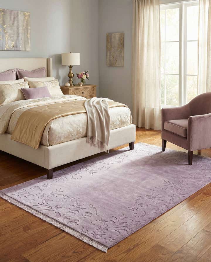 5' 7 x 7' 10 Hand Knotted Darya Wool Rug