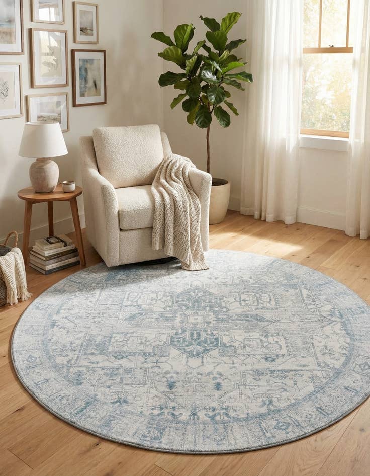 Detail image of  7' 6 x 7' 6 Timeless Round Rug