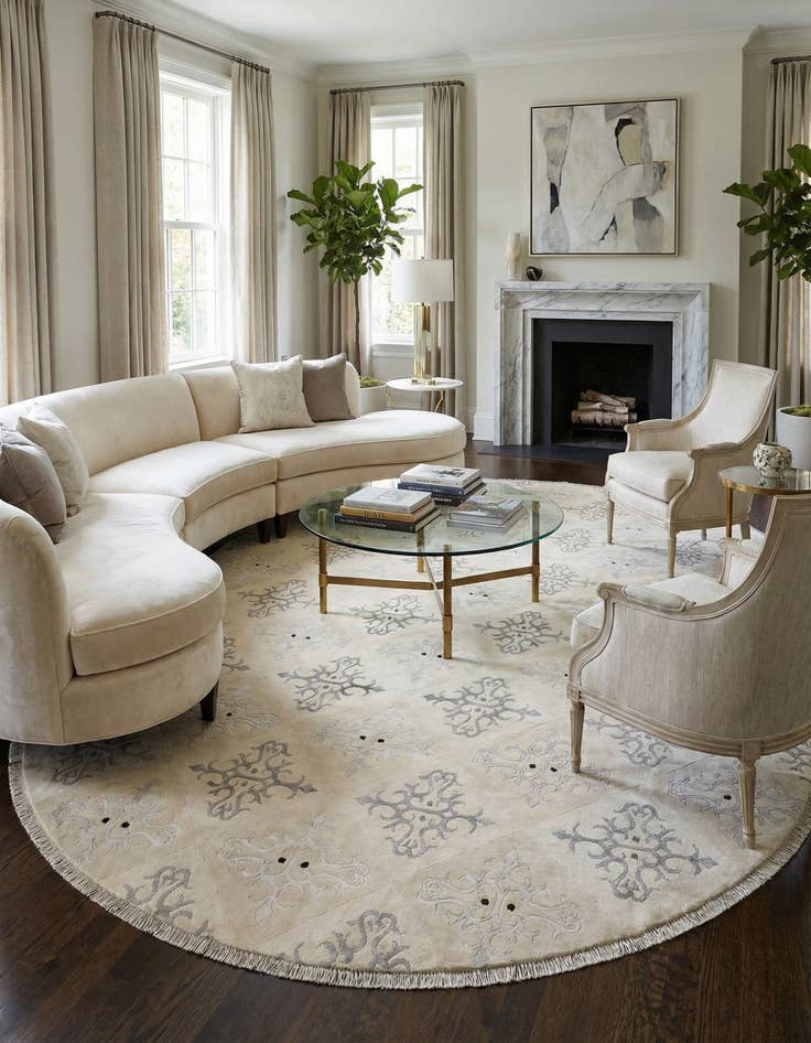 Detail image of 9' 9 x 13' 1  Hand Knotted Darya Rug