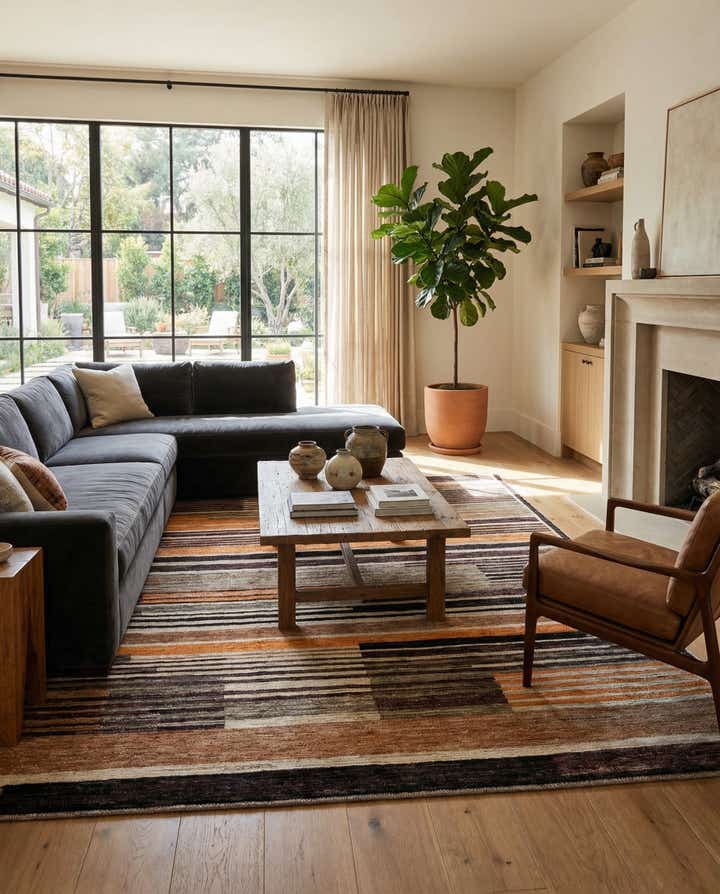 8' 2 x 9' 10 Hand Knotted Darya Wool Rug