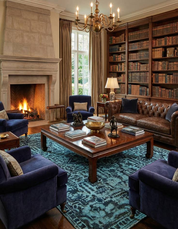 Detail image of 7' 9 x 10' 1 Vintage Royal Wool Rug