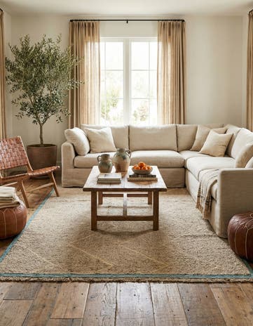 6' 2 x 9' 6 Hand Knotted Moroccan Wool Rug
