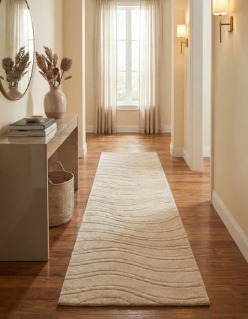 2' 7 x 9' 8 Hand Knotted Darya Wool Runner Rug