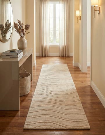 2' 7 x 9' 8 Hand Knotted Darya Wool Runner Rug
