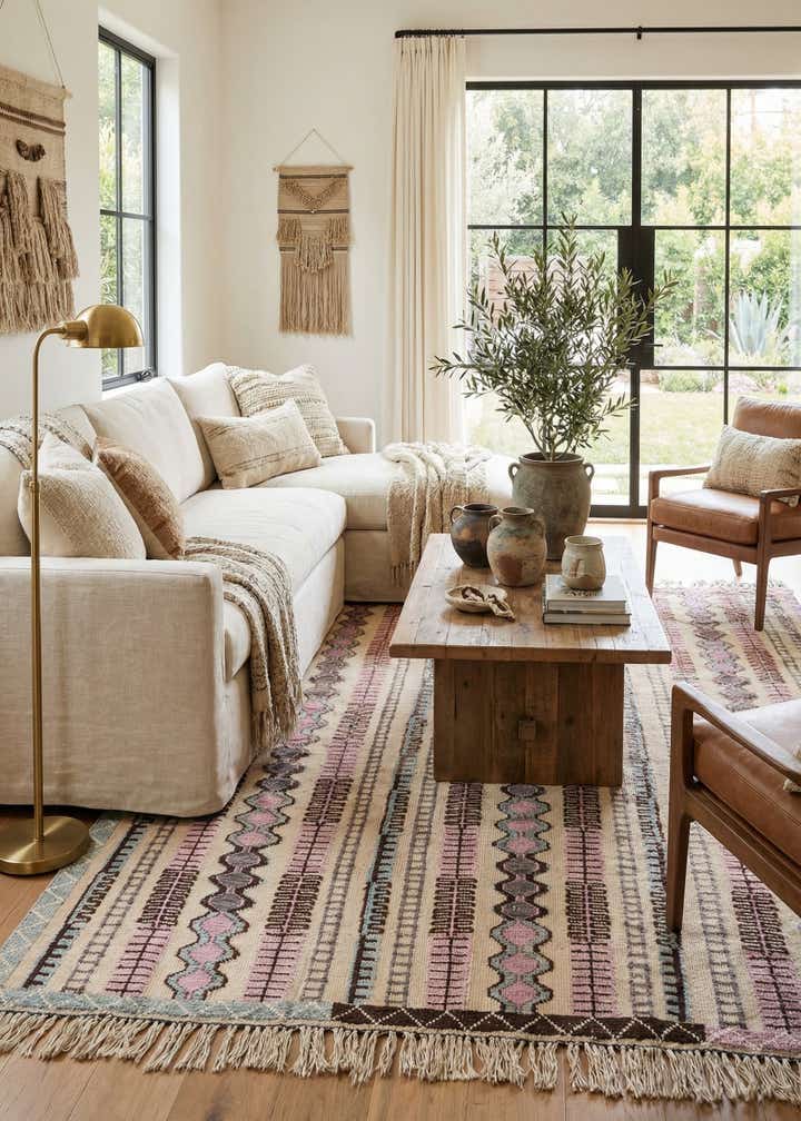 8' 3 x 10' 6 Hand Knotted Darya Wool Rug