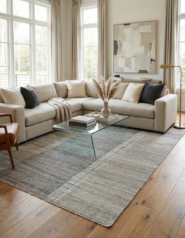 8' 9 x 11' 9 Hand Woven Kilim Modern Wool Rug