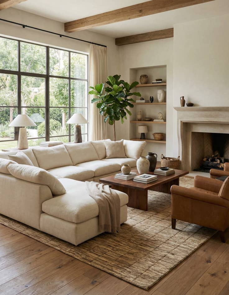 Detail image of 6' 2 x 8' 8 Juma Wool Rug