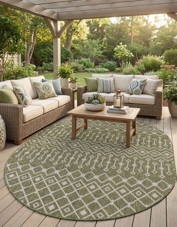 7' 10 x 10' Easy-Clean Lattice Indoor / Outdoo...