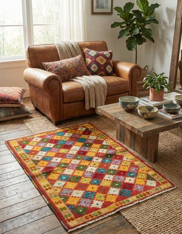 3' 2 x 4' 9 Hand Knotted Balouch Rug