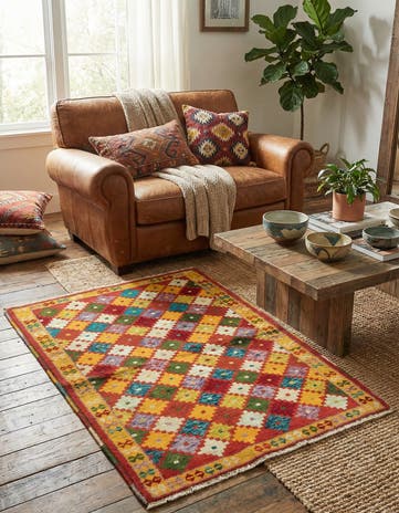 3' 2 x 4' 9 Hand Knotted Balouch Rug