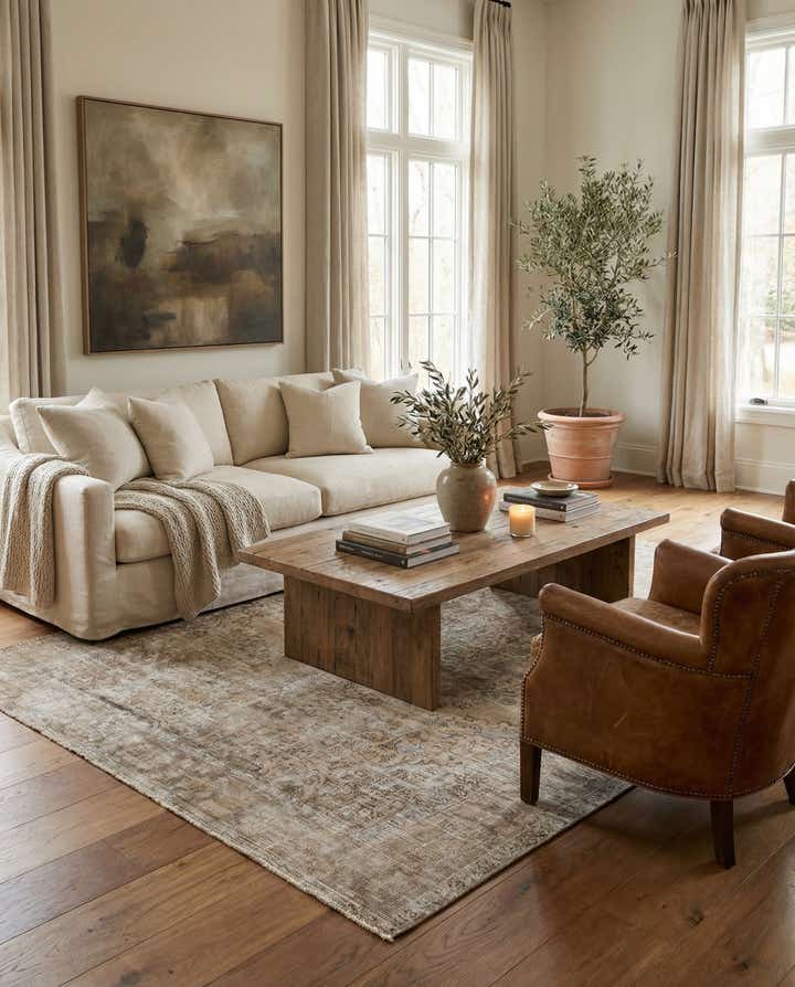 6' 7 x 8' 10 Hand Knotted Ultra Vintage Persian Wool Rug