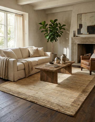 5' x 6' 8 Hand Knotted Modern Ziegler Rug