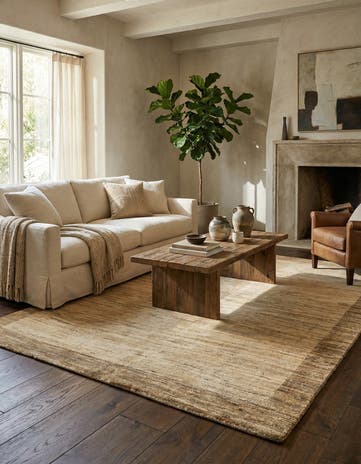 5' x 6' 8 Hand Knotted Modern Ziegler Rug