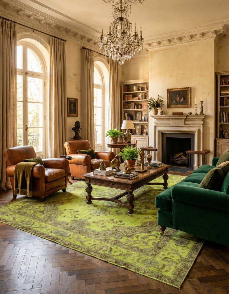 Detail image of 7' 11 x 10' 11  Hand Knotted Vintage Royal Persian Wool Rug