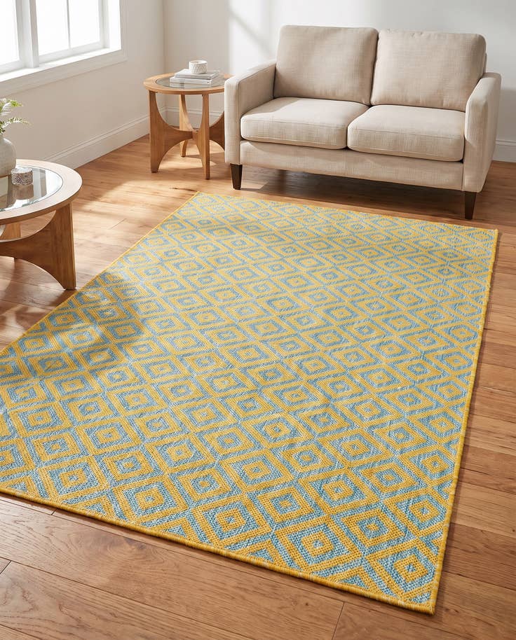 Detail image of 4' x 6' Easy-Clean Jill Zarin Costa Rica Indoor / Outdoor Rug
